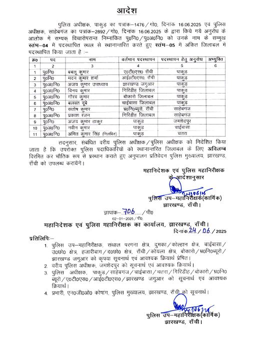 अधिकारियों