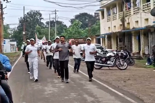 सरदार वल्लभभाई पटेल की 150वीं जयंती : रन फॉर यूनिटी में दौड़ी रांची पुलिस सरदार