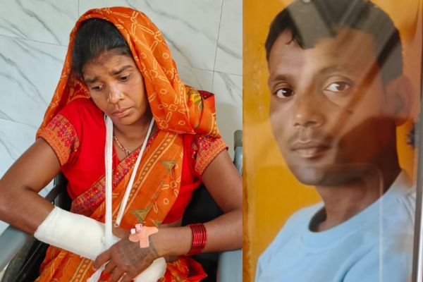 बाइक और मवेशी की टक्कर में पति की मौ’त, पत्नी घायल बाइक