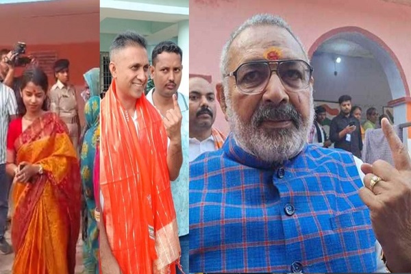 डिप्टी सीएम विजय सिन्हा से लेकर केंद्रीय मंत्री गिरिराज सिंह तक… जानें, किस-किस नेता ने डाला वोट