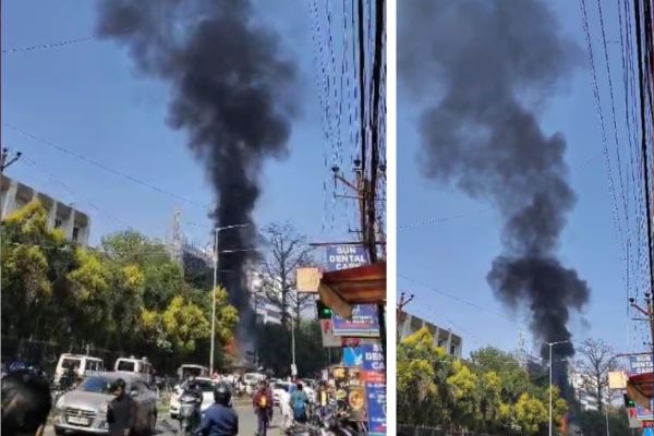 कांके रोड स्थित कृषि भवन में लगी आ’ग…देखें वीडियो कृषि भवन