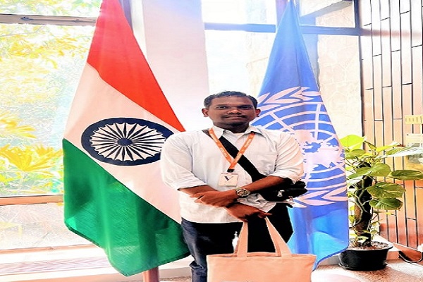 चाईबासा के रघुनाथ बिरुवा बने संयुक्त राष्ट्र संघ (UN) के UN Volunteer