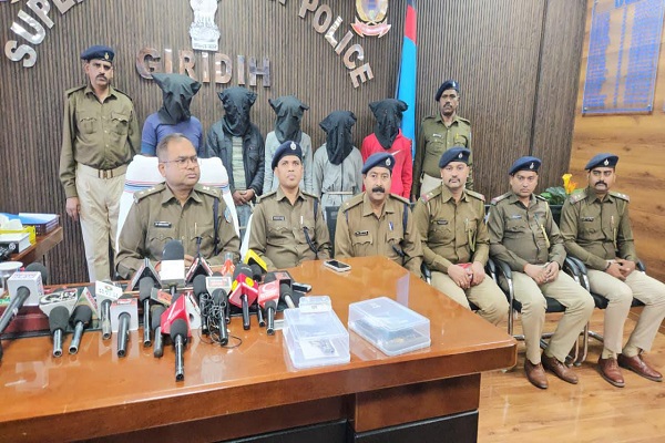 झगरी बस्ती गो’लीकांड : पुलिस ने 12 घंटे में पांच आरोपी दबोचे, हथियार भी बरामद पुलिस