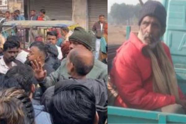 गिरिडीह में तेज रफ्तार ट्रक ने वृद्ध को कुचला, आक्रोशित लोगों ने जाम किया सड़क ट्रक