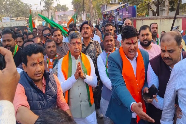 गिरिडीह में नवनियुक्त भाजपा प्रदेश अध्यक्ष आदित्य साहू का भव्य स्वागत आदित्य