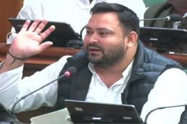 बजट सत्र में तेजस्वी यादव का सरकार पर हमला, बयान को लेकर सदन में हंगामा बजट