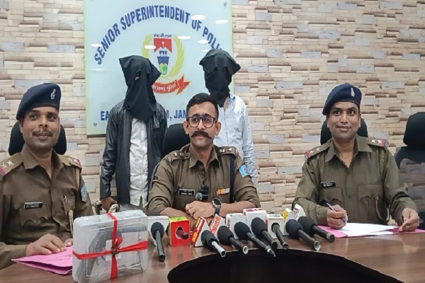 युवक पर किया कट्टे से हमला, पुलिस ने दो अपराधियों को दबोचा जमशेदपुर
