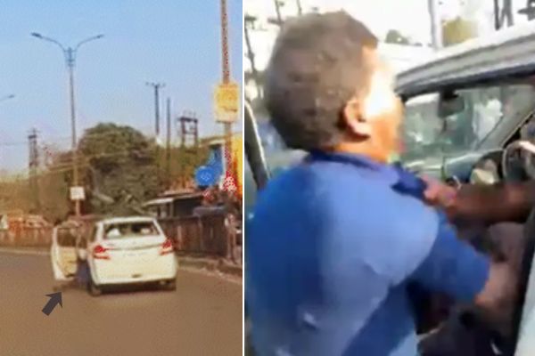 धनबाद में कार चालक ने दुकानदार को 100 मीटर तक घसीटा, फिर चलती कार से सड़क पर फेंका धनबाद