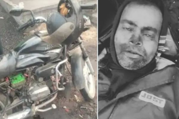 कालिया ढाबा के पास भयंकर हादसा, युवक का टूटा पैर सरायकेला