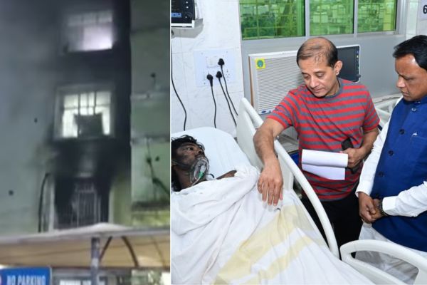 अस्पताल में लगी भयंकर आग, 10 मरीजों की मौ’त, 11 कर्मचारी झुलसे मेडिकल