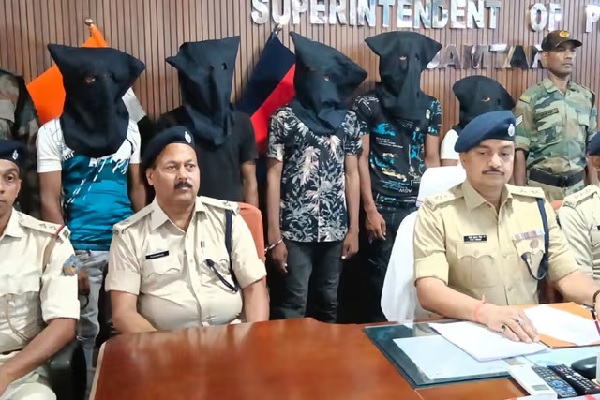 फर्जी सिम से चल रहा था साइबर ठगी का खेल, जामताड़ा से 5 गिरफ्तार