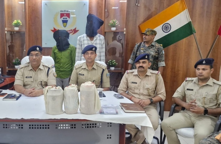 चतरा में नशे के नेटवर्क पर पुलिस का वार, 7 किलो अफीम और 78 किलो डोडा जब्त