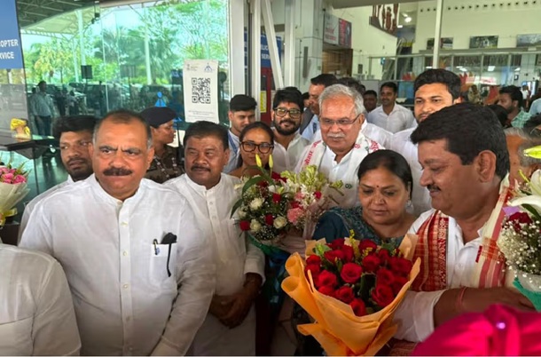 रांची में कांग्रेस का चुनावी बिगुल, राज्यसभा चुनाव की कमान संभालने पहुंचे भूपेश बघेल और अजय शर्मा