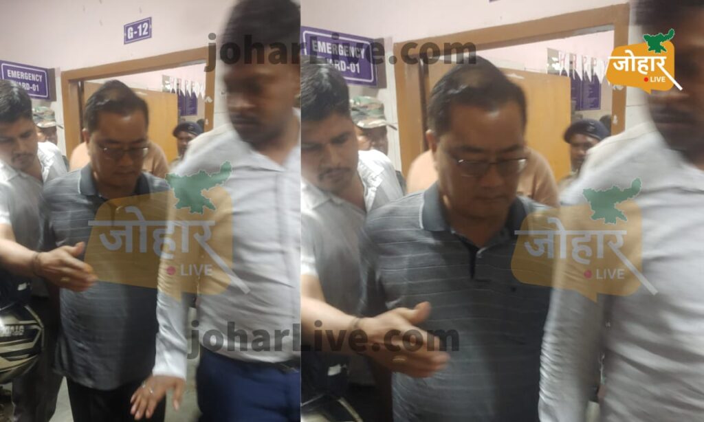 JPSC प्रकरण : जेल भेजने से पूर्व JPSC के पूर्व चेयरमैन एल. ख्यागते की सदर अस्पताल में मेडिकल जांच