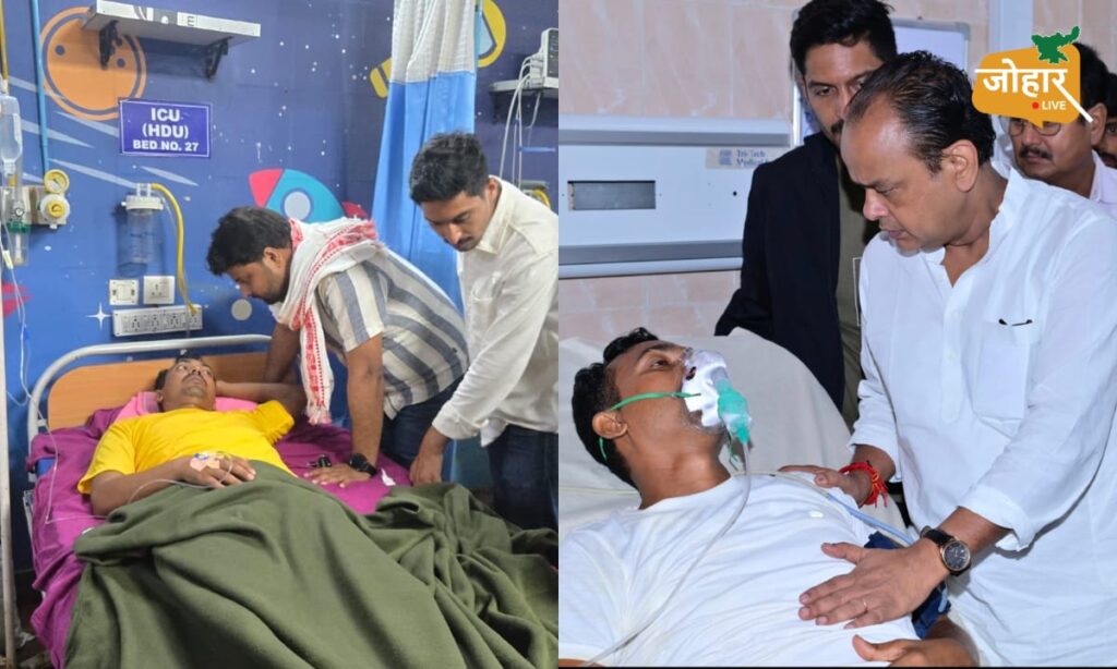 झारखंड : राहुल क्रांति की तबीयत बिगड़ी तो अस्पताल पहुंचे इरफान अंसारी, भूख हड़ताल खत्म करने की अपील राहुल क्रांति