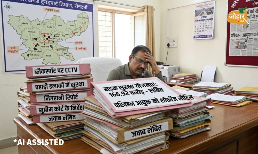 सड़क सुरक्षा को लेकर लापरवाही, मौत-हादसे रोकने की योजना फाइल में लटकी, परिवहन आयुक्त को शोकॉज