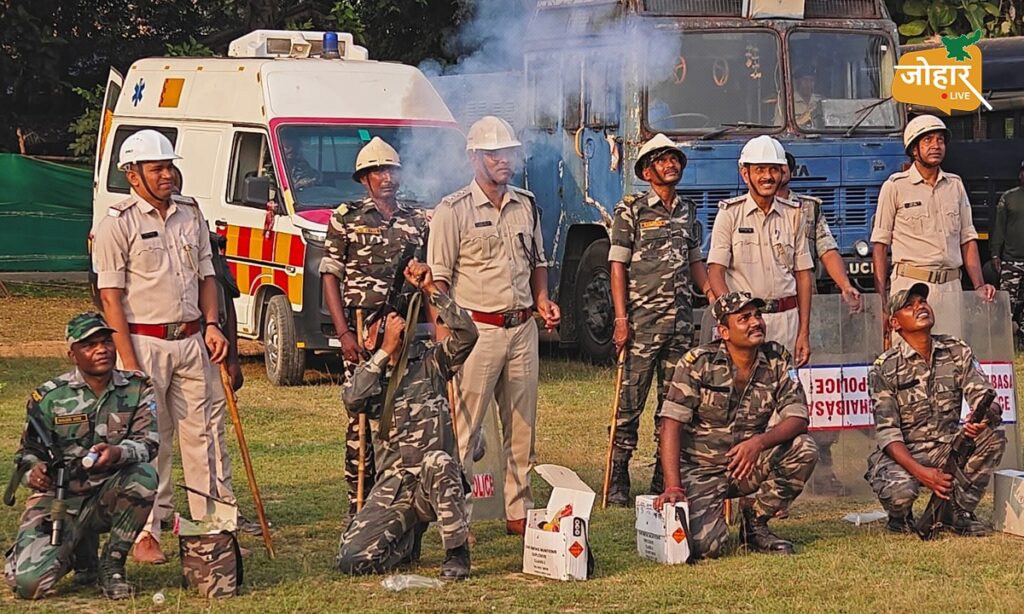 झारखंड : चाईबासा पुलिस लाइन में दंगा नियंत्रण का मॉक ड्रिल, आपात स्थिति से निपटने की तैयारी पर जोर
