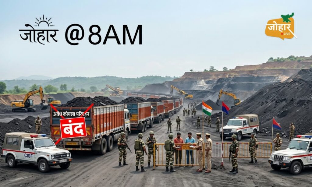जोहार लाइव पड़तालः झारखंड में कोयला के काले कारोबार से प्रतिमाह 200.39 करोड़ रुपए की अवैध वसूली का कारोबार हुआ बंद, CISF ने कस दिया शिकंजा